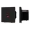 Минифото #1 товара Механизм розетки с быстрой USB зарядкой SCT-NOBE-MUAC-SFPL-FC-BK (65W, QC3) (Arlight, Черный оникс)