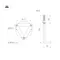 Минифото #9 товара Светильник LGD-LANDMARK-BOLL-H1000-20W Warm3500-MIX (GR, 300 deg, 230V) (Arlight, IP65 Металл, 5 лет)