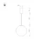 Минифото #6 товара Светильник SP-SILKA-HANG-R400-12W Warm2700 (WH, 330 deg, 230V) (Arlight, IP20 Натуральный шелк, 3 года)
