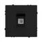 Минифото #2 товара Механизм телефонной розетки SCT-NOBE-MTL1-SFPL-BK (RJ-11, 4C) (Arlight, Черный оникс)