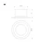Минифото #7 товара Светильник MS-DROP-BUILT-R158-30W Day4000 (WH, 90 deg, 230V) (Arlight, IP54 Металл, 5 лет)