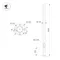 Минифото #2 товара Опора фланцевая OXOR-OT1-D108-L5000 (BK) (Arlight, Сталь)
