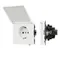 Минифото #1 товара Механизм розетки влагозащищённый SCT-TENDO-MCP-SFPL-WH (230V, 16A) (Arlight, Матовый белый)