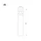 Минифото #7 товара Светильник LGD-LANDMARK-BOLL-H800-20W Warm3500-MIX (GR, 300 deg, 230V) (Arlight, IP65 Металл, 5 лет)