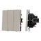 Минифото #1 товара ARL NOBE Выключатель 3 кл софт-тач кашемир SWT-MK03-SFPL-CA (250V, 10A) (Arlight, -)