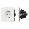 Минифото #1 товара Механизм электрической розетки SCT-TENDO-MEU1-SFPL-WH (230V, 16A) (Arlight, Матовый белый)