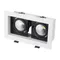 Минифото #1 товара Светильник CL-KARDAN-S180x102-2x9W White (WH-BK, 38 deg) (Arlight, IP20 Металл, 3 года)