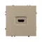 Минифото #3 товара Механизм HDMI розетки SCT-NOBE-MHD1-SFPL-GD (Arlight, Золотой песок)
