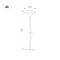 Минифото #5 товара Светильник KT-MUCENA-BOLL-B-H450-2W Warm3000 (WH, 100 deg, 24V) (Arlight, IP65 Металл, 3 года)
