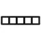 Минифото #2 товара Рамка пластиковая FRM-VERSA-PL-5-BK (Arlight, -)