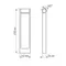 Минифото #5 товара Светильник LGD-PATH-FRAME-ROTARY-H650-6W Warm3000 (BK, 111 deg, 230V) (Arlight, IP65 Металл, 3 года)