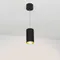 Минифото #3 товара Светильник подвесной SP-POLO-R85-2-15W Warm White 40deg (Black, Gold Ring) (Arlight, IP20 Металл, 3 года)