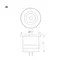 Минифото #5 товара Светильник ART-PICCOLO-BUILT-R13-1W Warm2700 (BRS, 30 deg, 3V) (Arlight, IP40 Металл, 3 года)