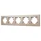 Минифото #1 товара Рамка пластиковая FRM-PERIO-PL-5-GD (Arlight, -)