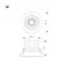 Минифото #8 товара Светильник MS-VORTEX-BUILT-R110-20W Warm3000 (WH-WH, 20 deg, 230V) (Arlight, IP20 Металл, 5 лет)