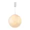 Минифото #1 товара Светильник SP-SILKA-HANG-R400-12W Warm2700 (WH, 330 deg, 230V) (Arlight, IP20 Натуральный шелк, 3 года)
