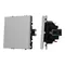 Минифото #1 товара ARL NOBE Выключатель проходной 1 кл софт-тач никель SWT-MKP1-SFPL-IS (250V, 10A) (Arlight, -)