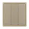 Минифото #2 товара ARL NOBE Выключатель 3 кл софт-тач золотой песок SWT-MK03-SFPL-GD (250V, 10A) (Arlight, -)