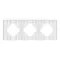 Минифото #3 товара Рамка пластиковая FRM-PERIO-PL-3-WH (Arlight, -)
