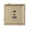 Минифото #3 товара Механизм USB розетки SCT-TENDO-MUAC-SFPL-GD (5V, 3A, QC3) (Arlight, Матовый песочный)