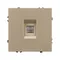 Минифото #2 товара Механизм телефонной розетки SCT-NOBE-MTL1-SFPL-GD (RJ-11, 4C) (Arlight, Золотой песок)