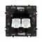 Минифото #4 товара Механизм сдвоенной телефонной розетки SCT-NOBE-MTL2-SFPL-WH (RJ-11, 4C) (Arlight, Белый кварц)