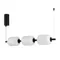 Минифото #2 товара Светильник SP-CARAMELA-HANG-L720-12W Warm2700 (BK, 360 deg, 230V) (Arlight, IP20 Натуральный шелк, 3 года)