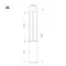 Минифото #9 товара Светильник LGD-CASTELLO-BOLL-H1000-20W Warm3500-MIX (GR, 80 deg, 230V) (Arlight, IP65 Металл, 5 лет)