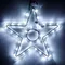 Минифото #1 товара Фигура светодиодная ARD-STAR-M4-200x220-36LED White (230V, 2.5W) (Ardecoled, IP65, 1 год)