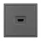 Минифото #3 товара ARL NOBE Розетка HDMI софт-тач серый базальт SCT-MHD1-SFPL-GR (Arlight, -)