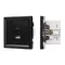 Минифото #1 товара Механизм USB розетки SCT-TENDO-MUAC-PL-BK (5V, 3A, QC3) (Arlight, Черный)