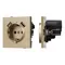 Минифото #1 товара Механизм розетки с USB зарядкой SCT-TENDO-MUAA-SFPL-GD (230V, 16A) (Arlight, Матовый песочный)