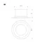 Минифото #7 товара Светильник MS-DROP-BUILT-R84-8W Day4000 (WH, 85 deg, 230V) (Arlight, IP54 Металл, 5 лет)