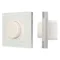 Минифото #1 товара Панель SMART-P89-DIM-IN White (230V, 1.2A, TRIAC, Rotary, 2.4G) (Arlight, Пластик)