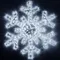 Минифото #1 товара Фигура светодиодная ARD-SNOWFLAKE-M11-1250x1200-604LED White (230V, 36.5W) (Ardecoled, IP65, 1 год)