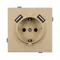 Минифото #3 товара Механизм розетки с USB зарядкой SCT-TENDO-MUAA-SFPL-GD (230V, 16A) (Arlight, Матовый песочный)