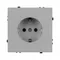 Минифото #2 товара Механизм электрической розетки SCT-NOBE-MEU1-SFPL-IS (230V, 16A) (Arlight, Никель)