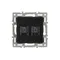 Минифото #2 товара Механизм компьютерной розетки двойной SCT-MPC2-PL-BK (RJ-45, CAT6) (Arlight, -)