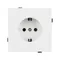 Минифото #3 товара Механизм электрической розетки SCT-TENDO-MEU1-PL-WH (230V, 16A) (Arlight, Белый)