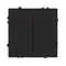 Минифото #2 товара ARL NOBE Выключатель 2 кл софт-тач черный оникс SWT-MK02-SFPL-BK (250V, 10A) (Arlight, -)