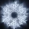 Минифото #1 товара Фигура светодиодная ARD-SNOWFLAKE-M7-450x375-108LED White (230V, 6.5W) (Ardecoled, IP65, 1 год)