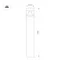 Минифото #7 товара Светильник LGD-LANDMARK-BOLL-H1000-20W Warm3500-MIX (GR, 300 deg, 230V) (Arlight, IP65 Металл, 5 лет)