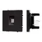 Минифото #1 товара ARL NOBE Розетка компьютерная софт-тач черный оникс SCT-MPC1-SFPL-BK (RJ-45, CAT6) (Arlight, -)