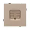 Минифото #3 товара Механизм компьютерной розетки двойной SCT-TENDO-MPC2-PL-GD (RJ-45, CAT6) (Arlight, Песочный)