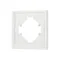 Минифото #1 товара Рамка пластиковая FRM-TENDO-SFPL-1-WH (Arlight, Матовый белый)