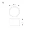 Минифото #7 товара Светильник SP-BISCOTTO-R120-12W Warm3300-MIX (WH, 80 deg, 230V) (Arlight, IP54 Металл, 5 лет)