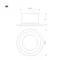 Минифото #7 товара Светильник MS-DROP-BUILT-R137-24W Day4000 (WH, 90 deg, 230V) (Arlight, IP54 Металл, 5 лет)