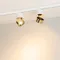 Минифото #3 товара Светильник SP-PLURIO-TRACK-4TR-R77-9W Warm3000 (WH-BRS, 36 deg, 230V) (Arlight, IP20 Металл, 3 года)