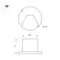 Минифото #4 товара Светильник LT-TIE-R120-3W Warm3000 (WH, 75x30 deg, 230V) (Arlight, IP65 Бетон, 3 года)