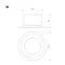 Минифото #7 товара Светильник MS-DROP-BUILT-R105-14W Day4000 (WH, 85 deg, 230V) (Arlight, IP54 Металл, 5 лет)
